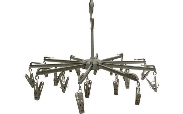 Mini-Wäschespinne Kunststoff 10-armig Inkl. Klammern 4 Mini-Wäschespinne Kunststoff 10-armig Inkl. Klammern – Bild 2