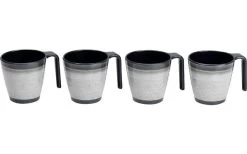 Flamefield Granite Melamin Geschirr-Set 12-tlg. Grey -Campinggeschirr Verkäufe 252395 1808886 1