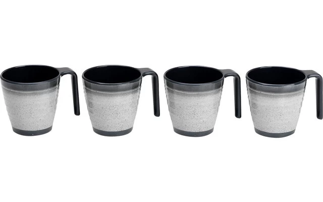 Flamefield Granite Melamin Geschirr-Set 12-tlg. Aqua 5 Flamefield Granite Melamin Geschirr-Set 12-tlg. Aqua – Bild 3