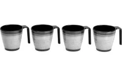 Flamefield Granite Melamin Geschirr-Set 12-tlg. Grey -Campinggeschirr Verkäufe 260345 1856749 1