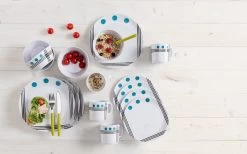 Berger Dots Melamin Geschirr-Set 16-tlg. Grün -Campinggeschirr Verkäufe 265303 1898507 1
