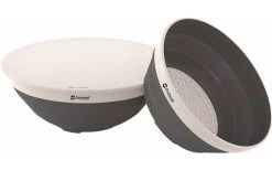Outwell Collaps Faltbares Schüssel- Und Siebset Set 3 Tlg., , Faltsieb