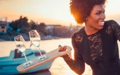 Silwy® Magnet-Champagnergläser (200 Ml) Inkl. Untersetzer 2er Set -Campinggeschirr Verkäufe 337073 2707931