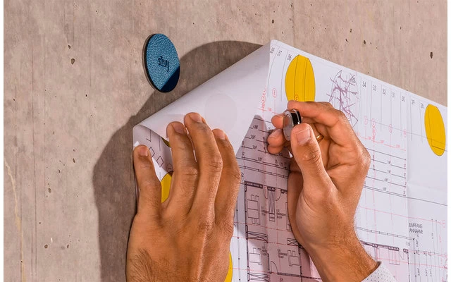 Silwy® Magnet-Pads 6,5 Cm 4er Set Schwarz 8 Silwy® Magnet-Pads 6,5 Cm 4er Set Schwarz – Bild 6