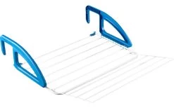 Metaltex Bries Heizungs- Und Balkonwäschetrockner Blau / Weiß -Campinggeschirr Verkäufe 352340 2435102 1