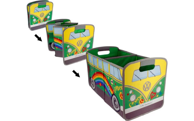 VW Collection T1 Bulli Faltbox Rot / Schwarz 7 VW Collection T1 Bulli Faltbox Rot / Schwarz – Bild 5