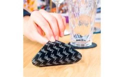 Silwy® Metall Nano Gel Untersetzer Eckig 8,3 X 8,3 Cm Weiß