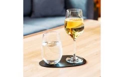 Silwy® Metall Nano Gel Platzset Leder-Look 20 Cm Schwarz -Campinggeschirr Verkäufe 435555 3104139