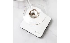 Silwy® Metall Nano Gel Untersetzer Eckig 8,3 X 8,3 Cm Blau -Campinggeschirr Verkäufe 435624 3104247