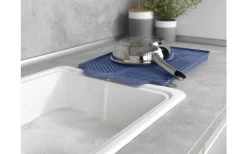 Wenko Linea Abtropfmatte 40 X 30 X 3 Cm Blau -Campinggeschirr Verkäufe 460436 3155538 1