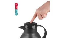 Emsa Isolierkanne Samba 1 Liter Orange Transluzent -Campinggeschirr Verkäufe 460439 3304359 3