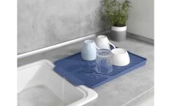 Wenko Linea Abtropfmatte 40 X 30 X 3 Cm Blau -Campinggeschirr Verkäufe 460766 3155544 1