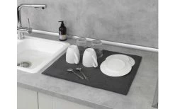 Wenko Mikrofaser Abtropfmatte Miko Grau -Campinggeschirr Verkäufe 492428 3504797 1