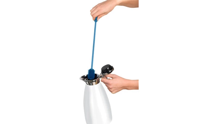 Wenko Silikon Flaschenbürste Blau 3 Wenko Silikon Flaschenbürste Blau