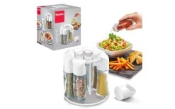 Metaltex Spice-8 Gewürzständer Schwarz -Campinggeschirr Verkäufe 497165 3341525