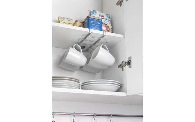 Metaltex MyMug Tassen Und Becherhalter Silber 5 Metaltex MyMug Tassen Und Becherhalter Silber – Bild 3