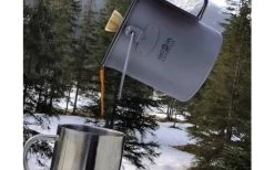 Origin Outdoors French Press 3 In 1 Titan Kaffeekocher -Campinggeschirr Verkäufe 505311 3337341
