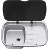 Thetford Argent Sink Spülbecken Links 9,6 Liter -Campinggeschirr Verkäufe 510416 3381018