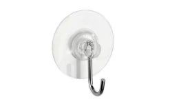 Wenko Static-Loc Nickelhaken Wandhaken Transparent 4er Set -Campinggeschirr Verkäufe 515132 3539206 1