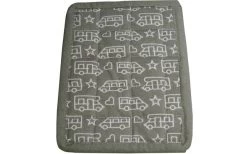 Pufz Topflappen Wohnwagen Weiß/grau 2er Pack -Campinggeschirr Verkäufe 553498 3686210