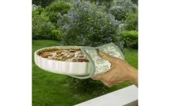 Pufz Topflappen Wohnwagen Weiß/grau 2er Pack -Campinggeschirr Verkäufe 553960 3686174