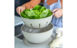 Koziol Sieb Palsby Abtropfsieb Nature Ash Grey -Campinggeschirr Verkäufe 590463 4297415 1