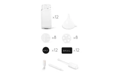 Metaltex Shake-It Gewürzstreuer Set 12 Gläser -Campinggeschirr Verkäufe 647481 4562553