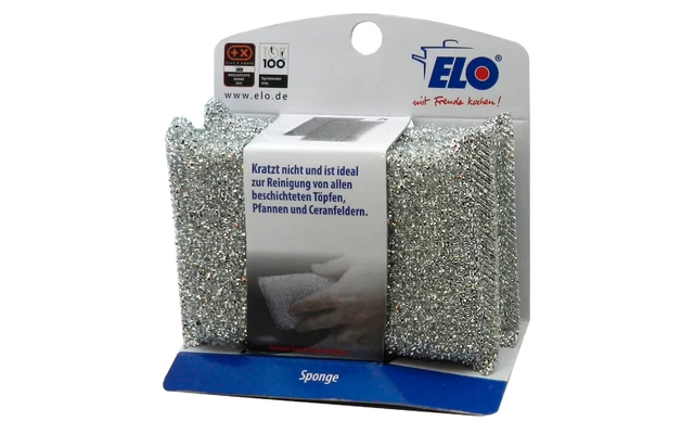 Elo Spülschwamm Sponge 2er Set Silber 3 Elo Spülschwamm Sponge 2er Set Silber