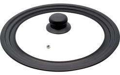 Elo Multifunktionsdeckel Set 3 Teilig Transparent Schwarz 16 / 18 / 20 Cm -Campinggeschirr Verkäufe 659247 4552116