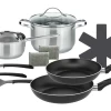 Elo Basic Horizon Topf Und Pfannenset 10 Teilig Silber Schwarz -Campinggeschirr Verkäufe 661854 4519149