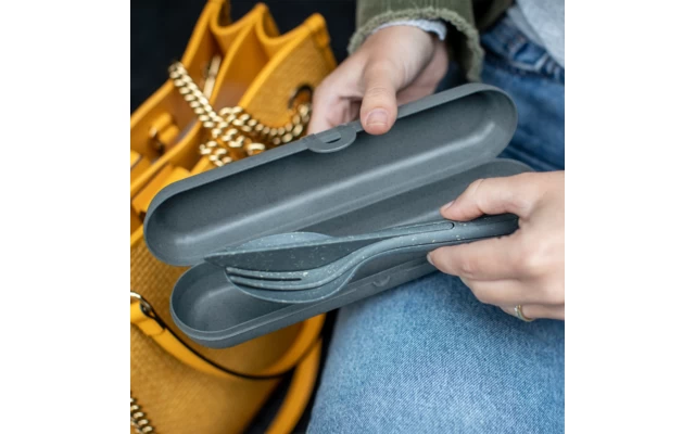 Koziol Besteck Etui KLIKK ETUI Nature Coral 4 Koziol Besteck Etui KLIKK ETUI Nature Coral – Bild 2