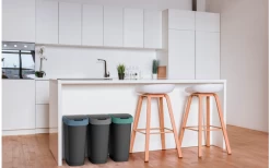 Rotho Twist Abfalleimer Mit Schwing- Und Klappdeckel 25 Liter Lime Grün -Campinggeschirr Verkäufe 688593 4830146