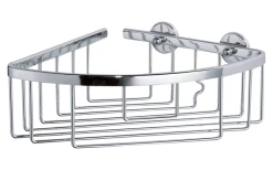 Tesa ALUXX Eckablagekorb Dusche Einstöckig Verchromt