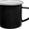 Origin Outdoors Emaille Tasse 360 Ml Schwarz -Campinggeschirr Verkäufe 746381 5037254