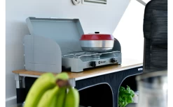 Berger 2-flammiger Gaskocher Silber, Grau 4,6 Kw Ohne Zündsicherung -Campinggeschirr Verkäufe 797762 5231432